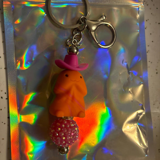 Peen Keychain with Cowboy Hat